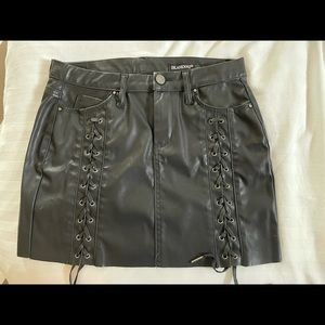 2x Blanknyc faux leather mini skirt NWT for price of one size 27
